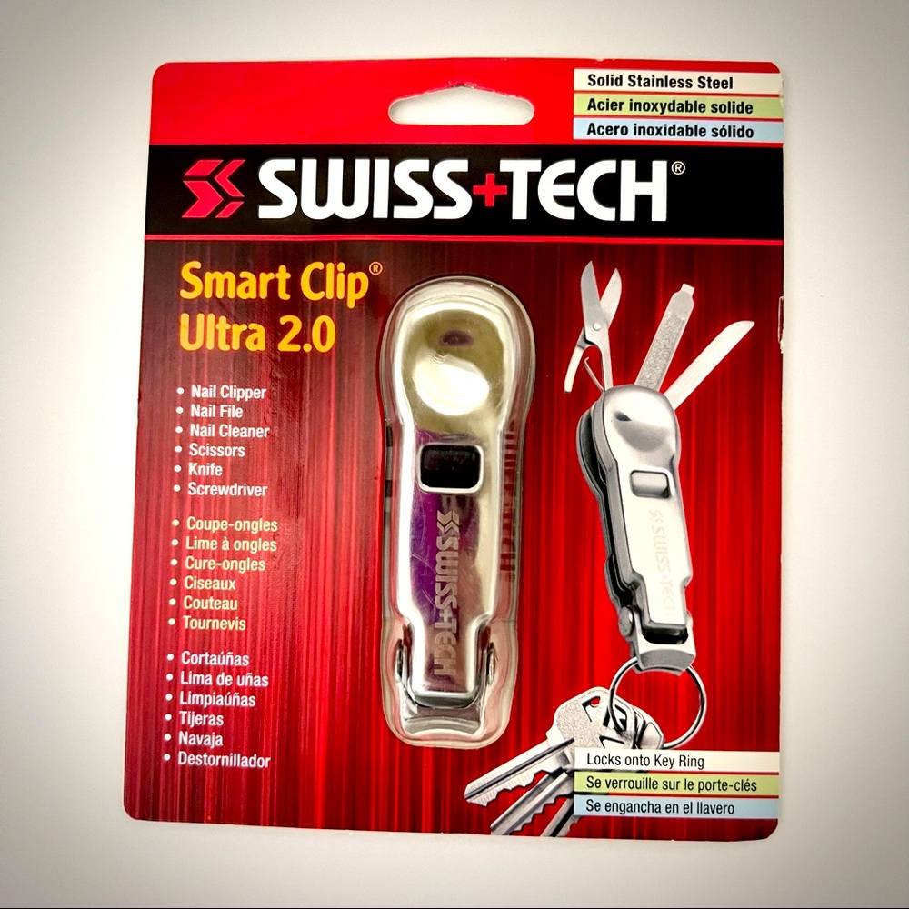 Swiss+Tech Smart Clip Ultra 2.0 Stainless Steel Multi-Tool NEW!!